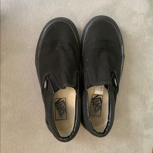 All black VANS